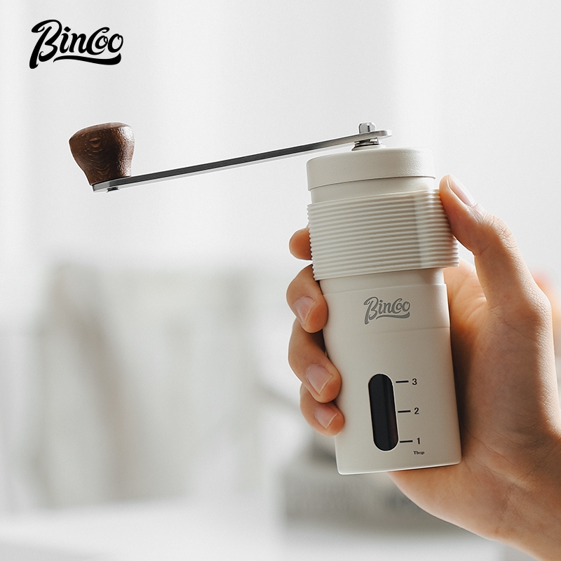 BINCOO Hand Coffee Grinder Small Portable Coffee Bean Grinder Folding Mini Manual Coffee Grinder Coffee Maker