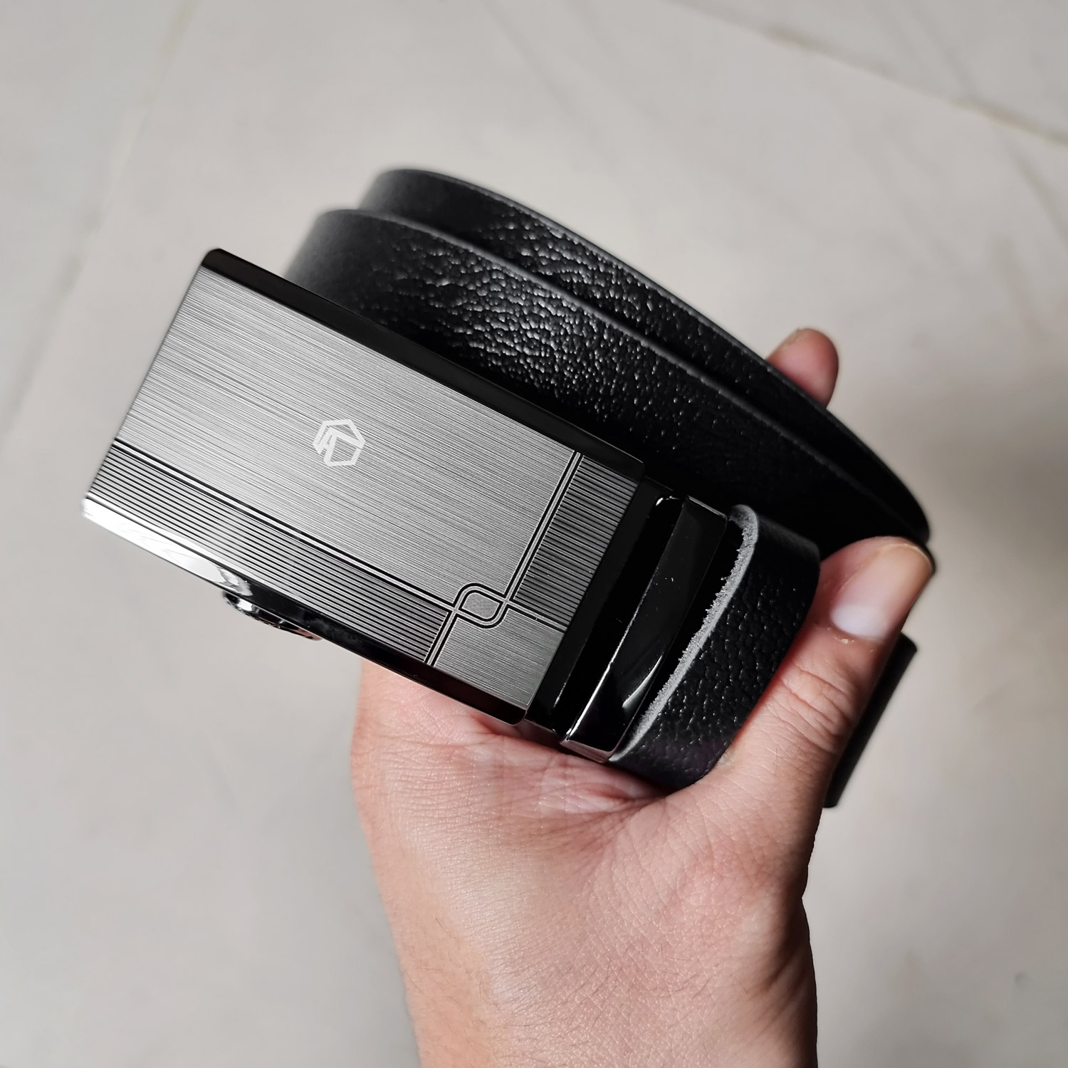 Thắt lưng nam da bò Anh Tho Leather M4T4-02