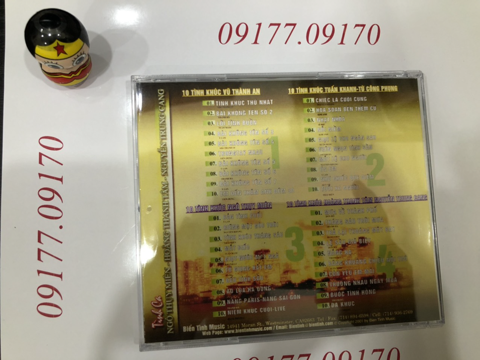 Combo 4CD Vũ Thành An - Tuấn Khanh - Từ Công Phụng
