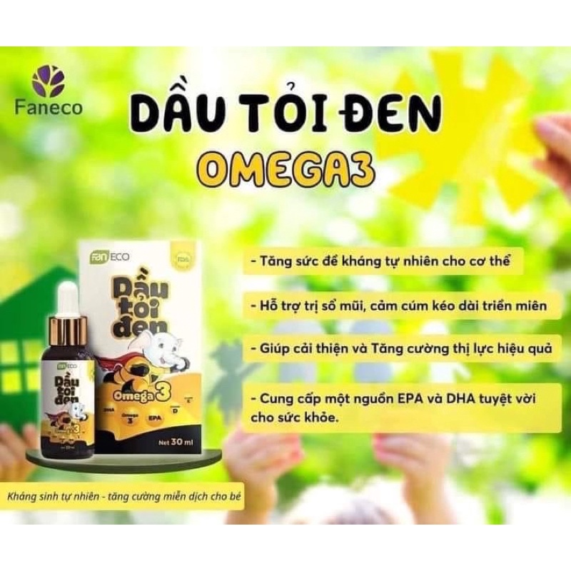 Dầu Tỏi Đen Omega3 - 30ml