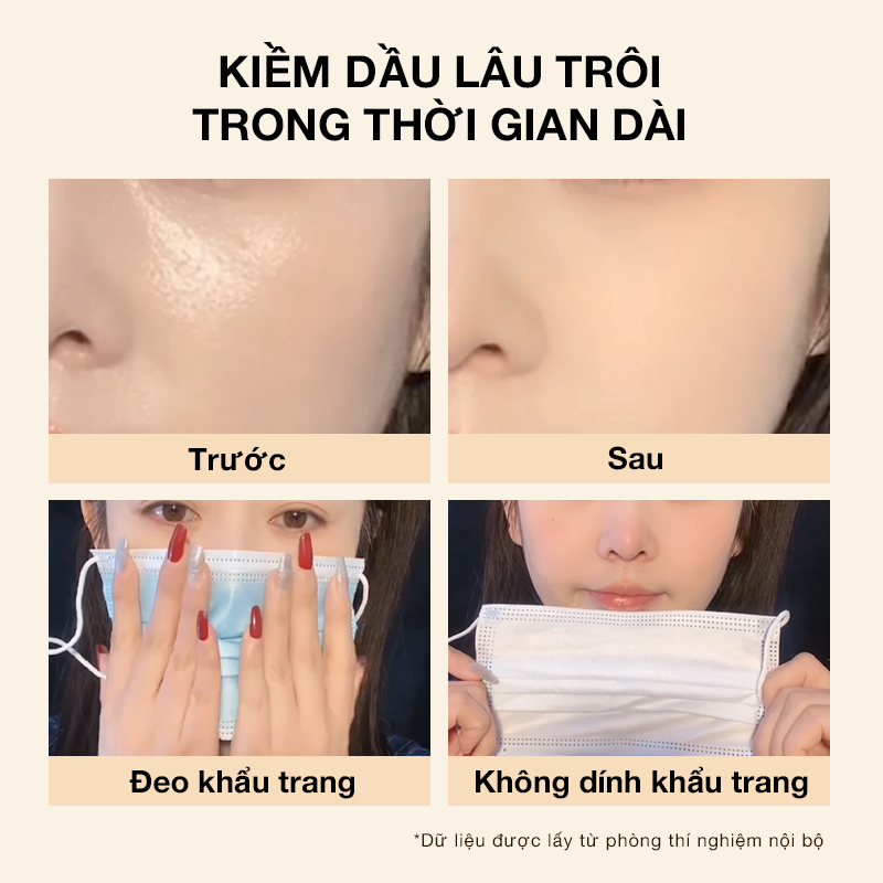 Perfect Diary Phấn Phủ Kiềm Dầu Perfect Diary Chống Nước Kiểm Soát Dầu Lên Đến 12h Với 3 Tông Màu Tùy Chọn