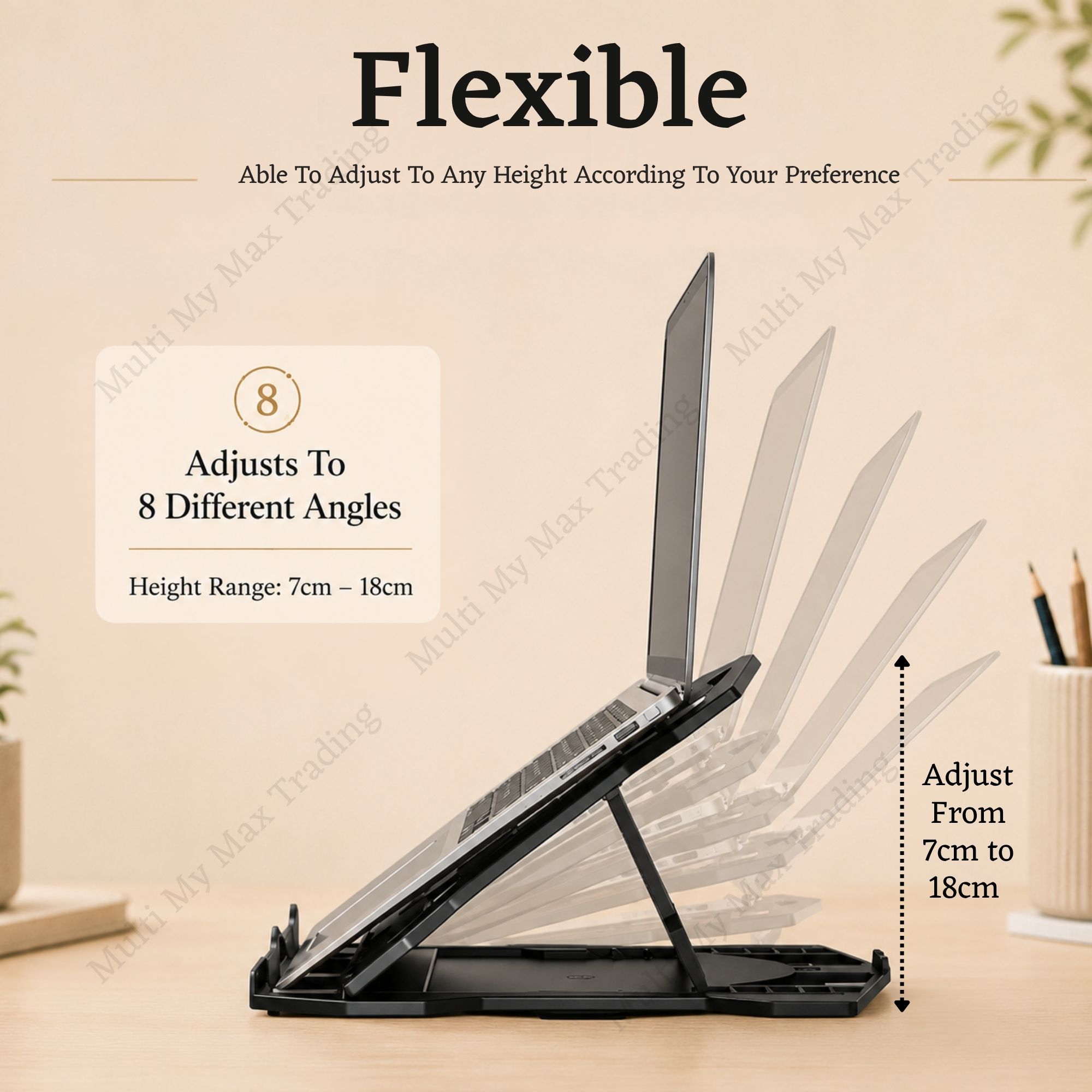 Portable Adjustable Non-Slip Ventilated Laptop Stand Heat Dissipation Notebook Holder Ready Stock
_voghion.com