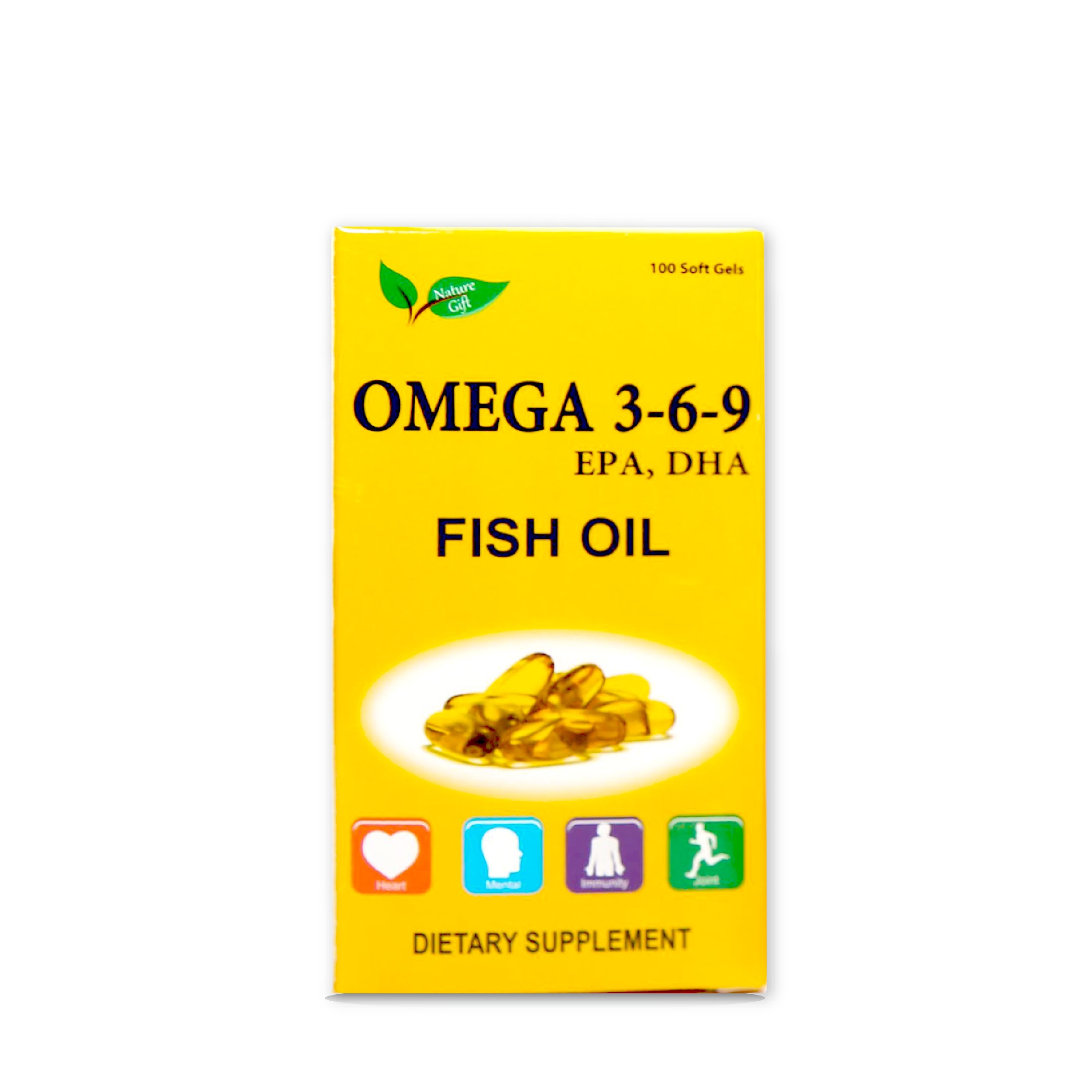 [NHẬP KHẨU MỸ] Viên dầu cá Nature Gift Omega 369 Fish Oil (Hộp 100v) - Hỗ trợ giảm mỡ máu. Tốt cho não, mắt, tim mạch thumbnail