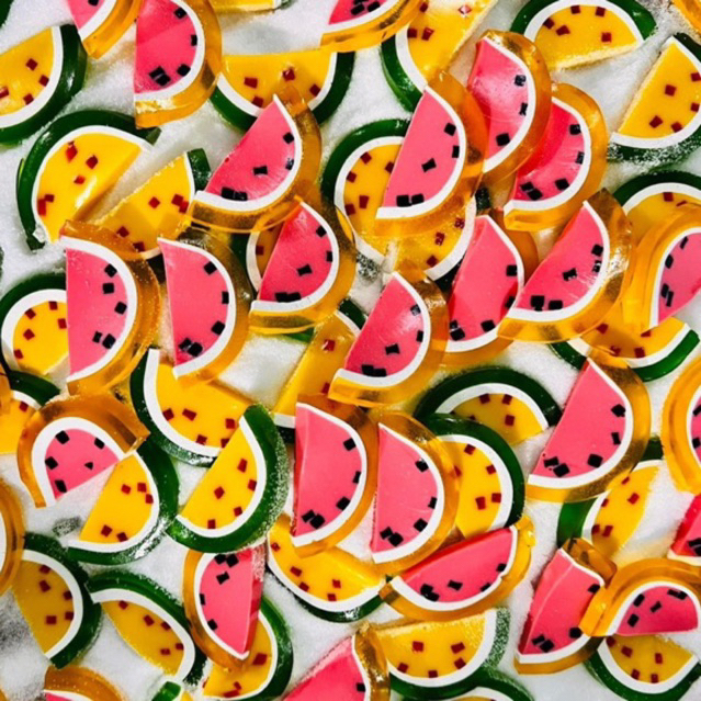 TT Mart sour candy 500g bag watermelon stripe