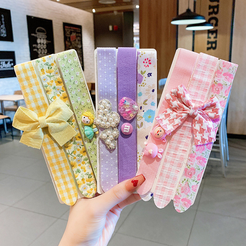 Set 3 cài tóc cho bé màu sắc ngọt ngào - UniLabel