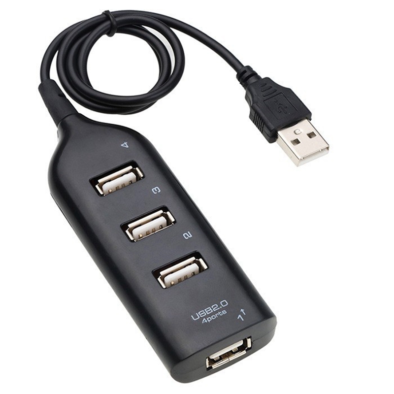 Usb hub 2.0 multi-usb high speed hub splitter 4-port usb hub adapter for laptop receiver computer accessories