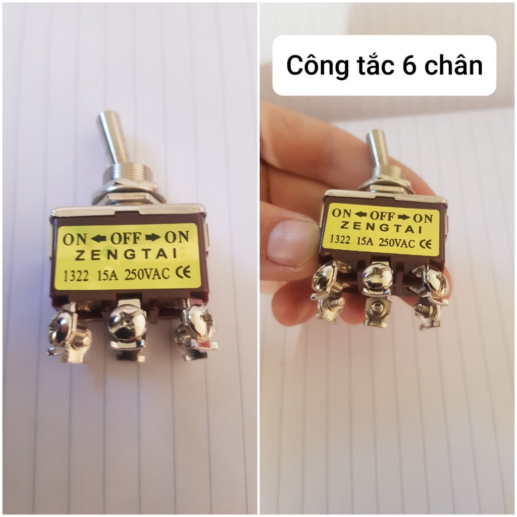 Công tắc gạt 2 chân và 6 chân, 3 chân loại tốt .!
