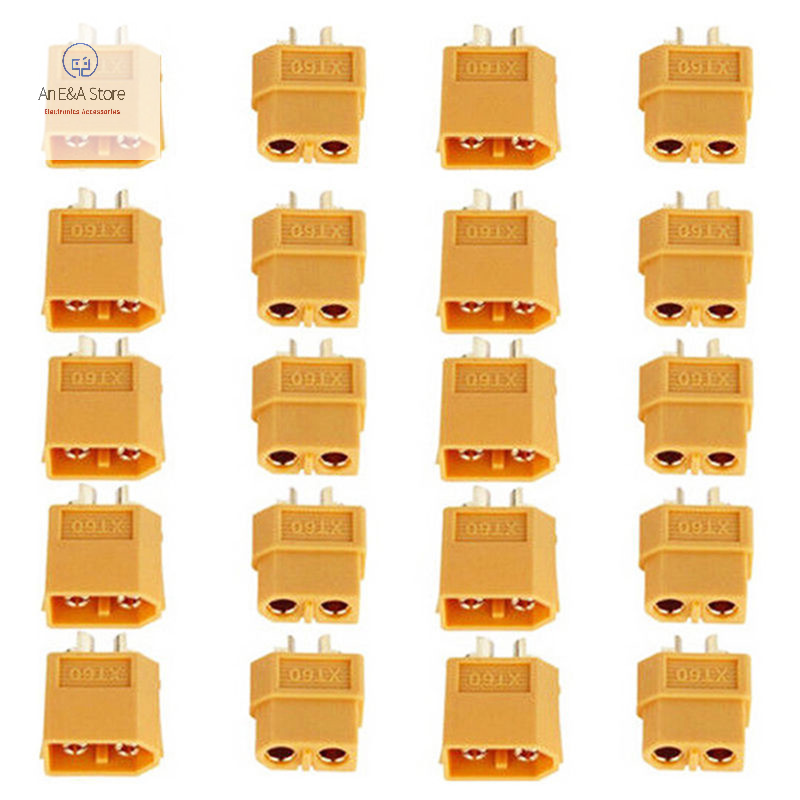 An ea 20 cái 10 cặp xt60 nam nữ đạn kết nối phích cắm cho rc lipo pin