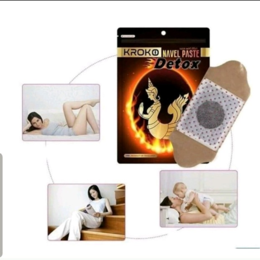 Combo 5 Miếng Dán Tan Mỡ Bụng, Bắp Tay, Bắp Chân Kroko Thái