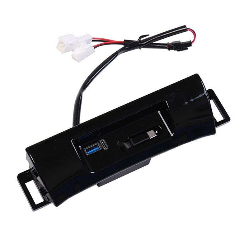 USB Fast Charging Center Console for Toyota Alphard/Vellfire with Pull-Out Cable Super Fast Charge Replacement Part.