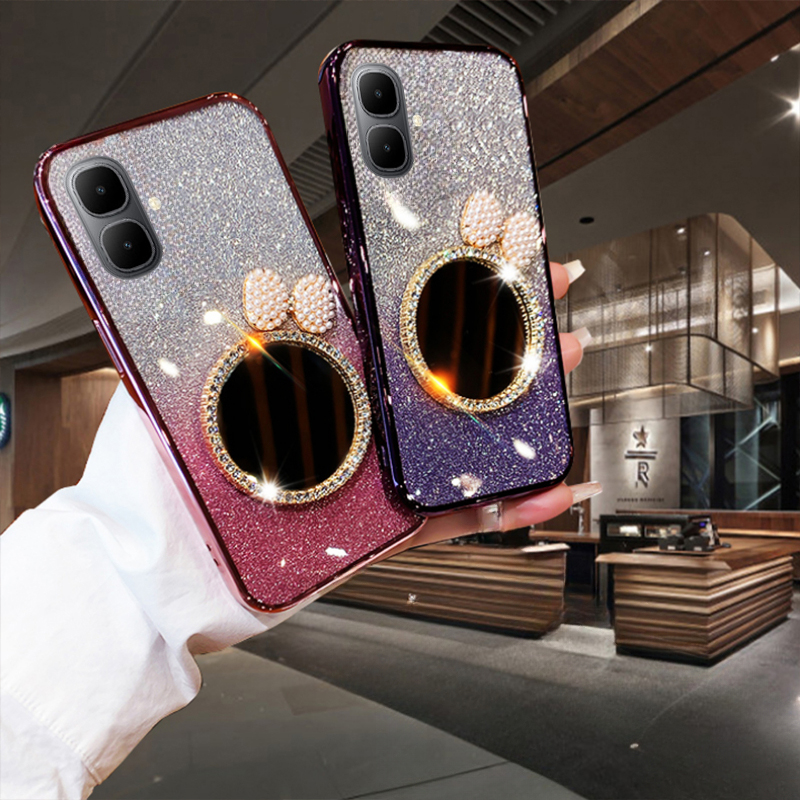 New%20Phone%20case%20infinix%20Smart10%20Plus%20Back%20cover%20with%20Bow%20Makeup%20Mirror%20Luxury%20Shiny%20Gradient%20Clear%20Plating%20Glitter%20Girls%20Slim%20For%20infinix%20Smart%2010+%20case%20-%20Image%2010