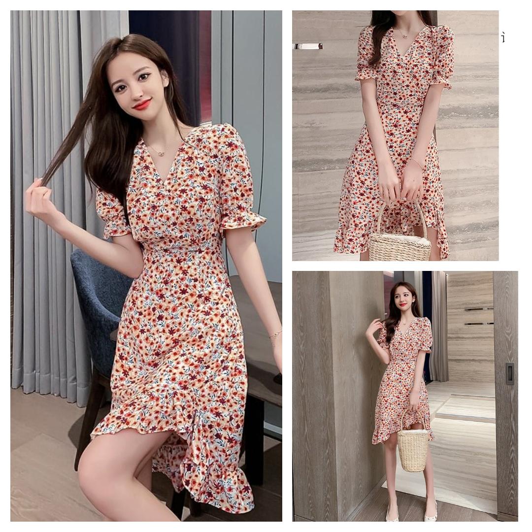 1 Đầm Xòe Voan 2 Lớp Cách Điệu BEYEU1688 - BY6309A