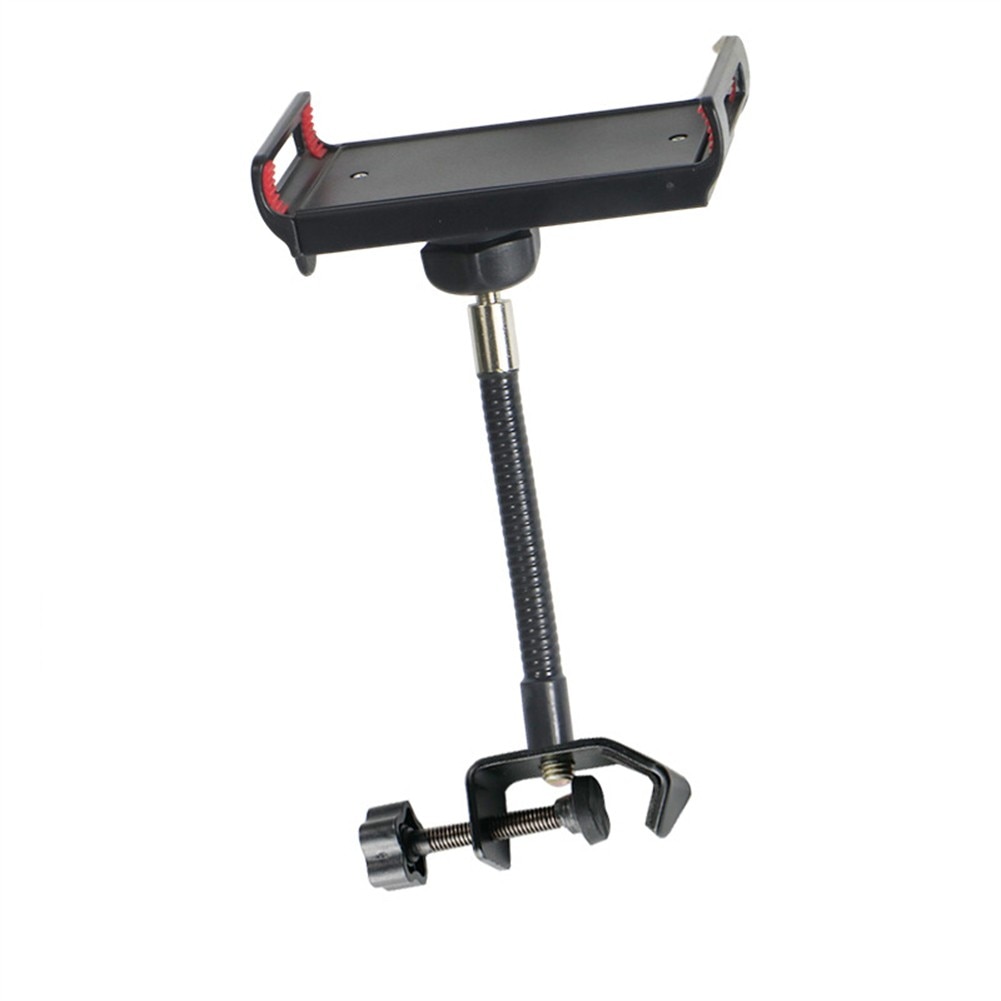 1PC Tablet Live Support With Tablet Holder Phone Clamp 360 Degree Rotation Adjustable Universal Microphone Stand Mount Holder