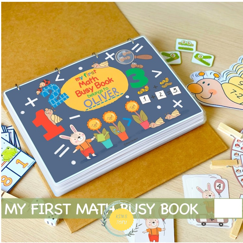 Bộ học liệu Montessori Toán cho bé - Math Busy Book