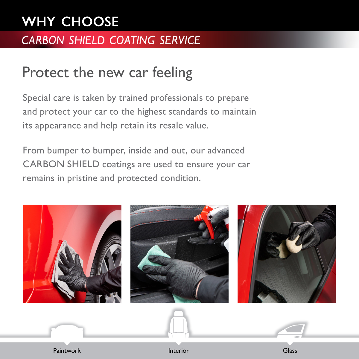 Autoglym Professional Carbon Shield COATING service | Protects