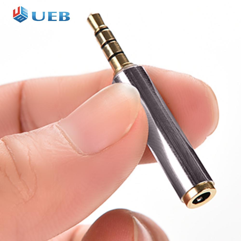 3.5mm male to female m/f stereo audio plug ctia to omtp headphone adapter
