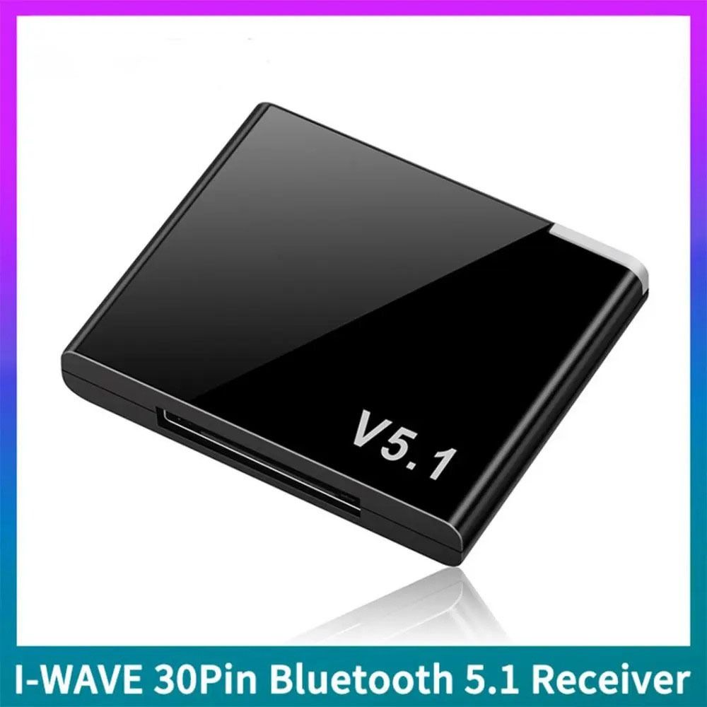 Oftbt Bluetooth 5.1 5.1 thiết bị thu nhận âm thanh Mini 30 Pin Dock 30pin Bluetooth 5.1 bộ thu tín hiệu Nâng Cấp Phiên Bản A2dp V1.2 Bộ chuyển đổi không dây Bluetooth A2dp