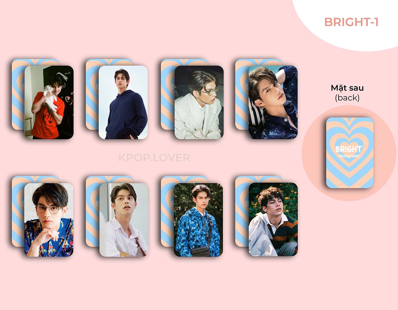 SET 8 CARD BRIGHT VACHIRAWIT