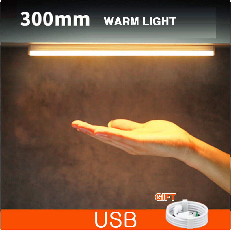 Long strip sensor light human body sensor light led night light kitchen wardrobe cabinet corridor light