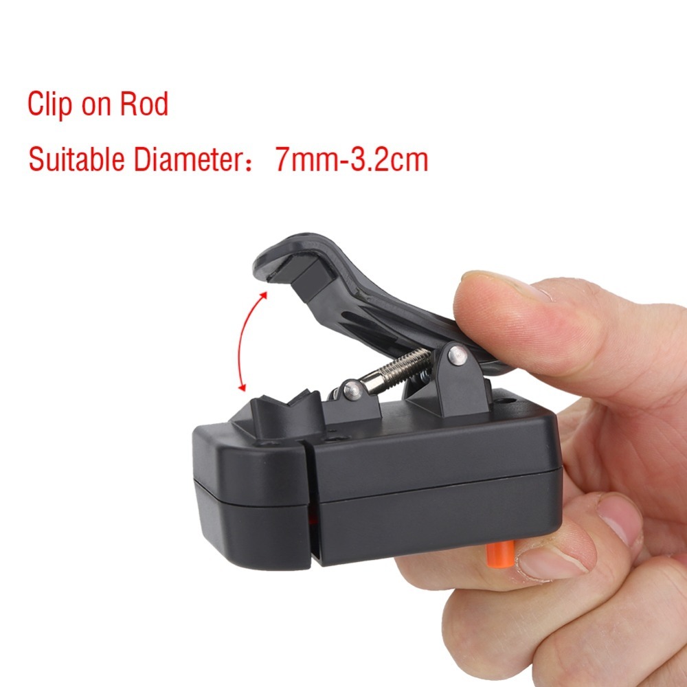 Accurate Clip on Rod Fishing Line Counter 0-99.9M Range Digital Display ...