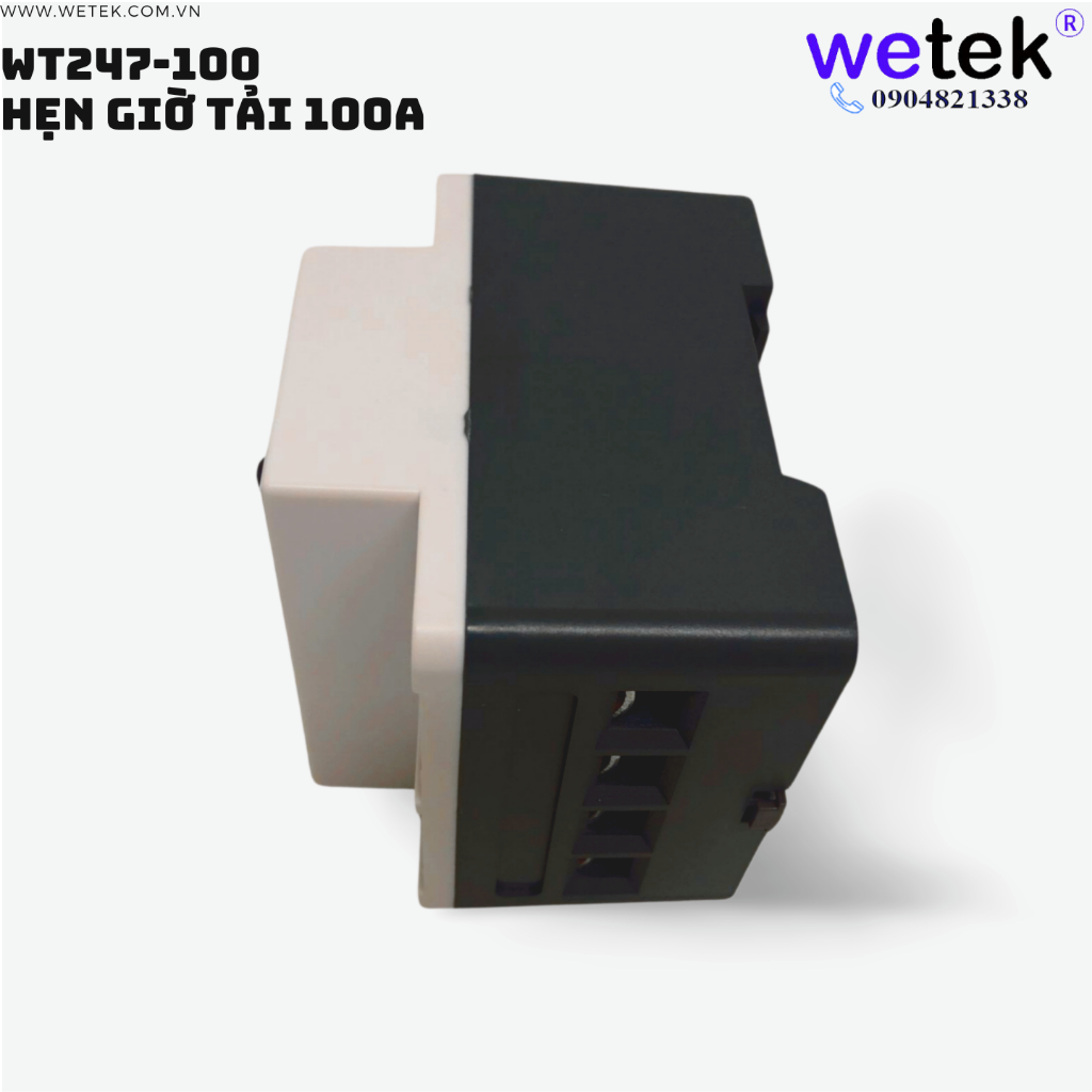 Timer công tắc hẹn giờ tải 100A siêu lớn WT247-100A BH12T