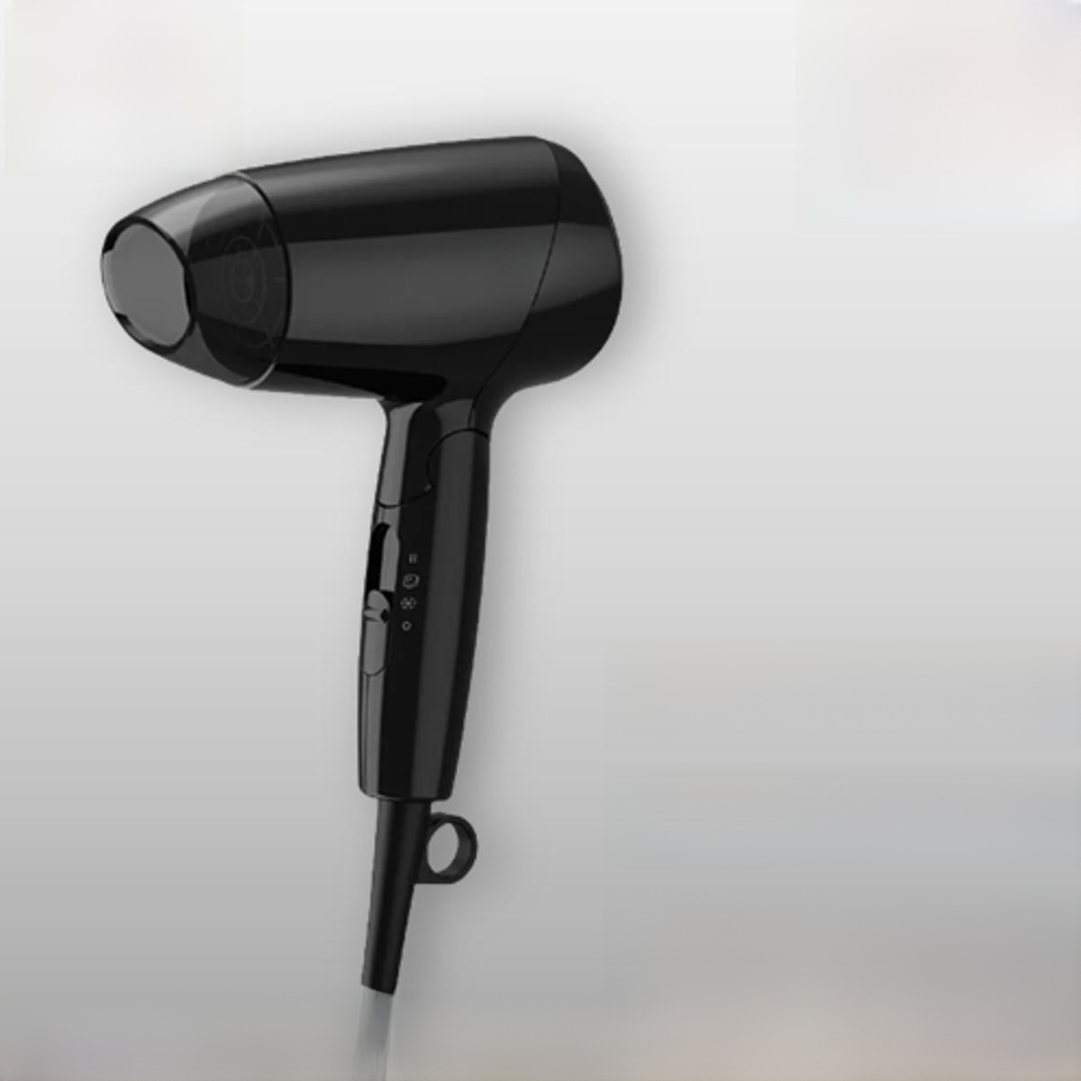 Philips Hair Dryer BHC010/13 Compact Lightweight Travel Universal Voltage Dryer Black