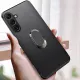 For Galaxy S24 FE Case Soft Silicone Matte Full Protector Shockproof Car Adsorb Holder Ring For Samsung Galaxy S24 Ultra S24 FE Back cover Phone Cases. 