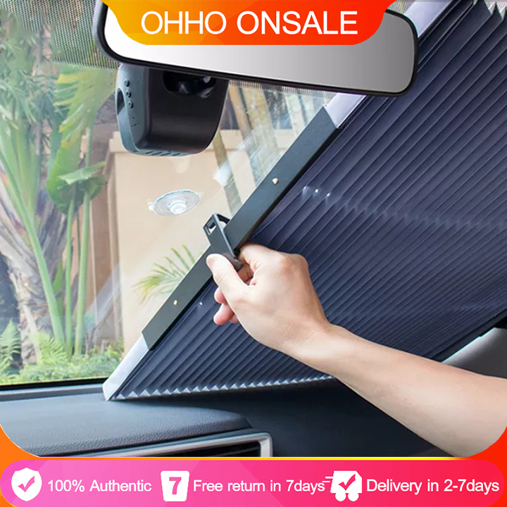 🔝Original+24hours delivery Window Car Sunshade Retractable Windshield