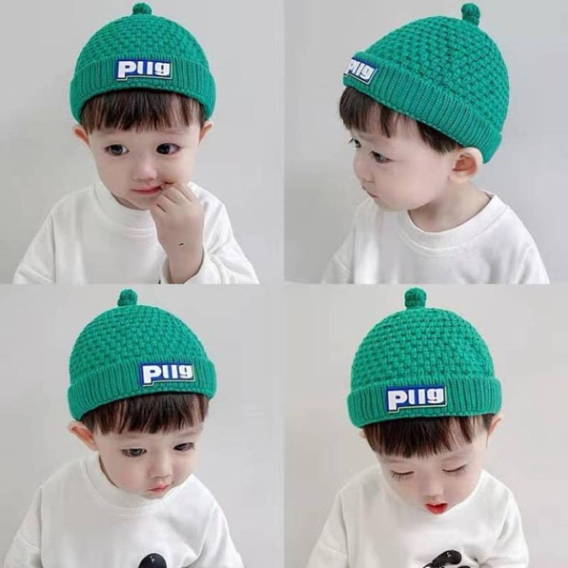 Mũ Len Piig Mũ Len Dệt Kim Cho Bé Giữ ấm