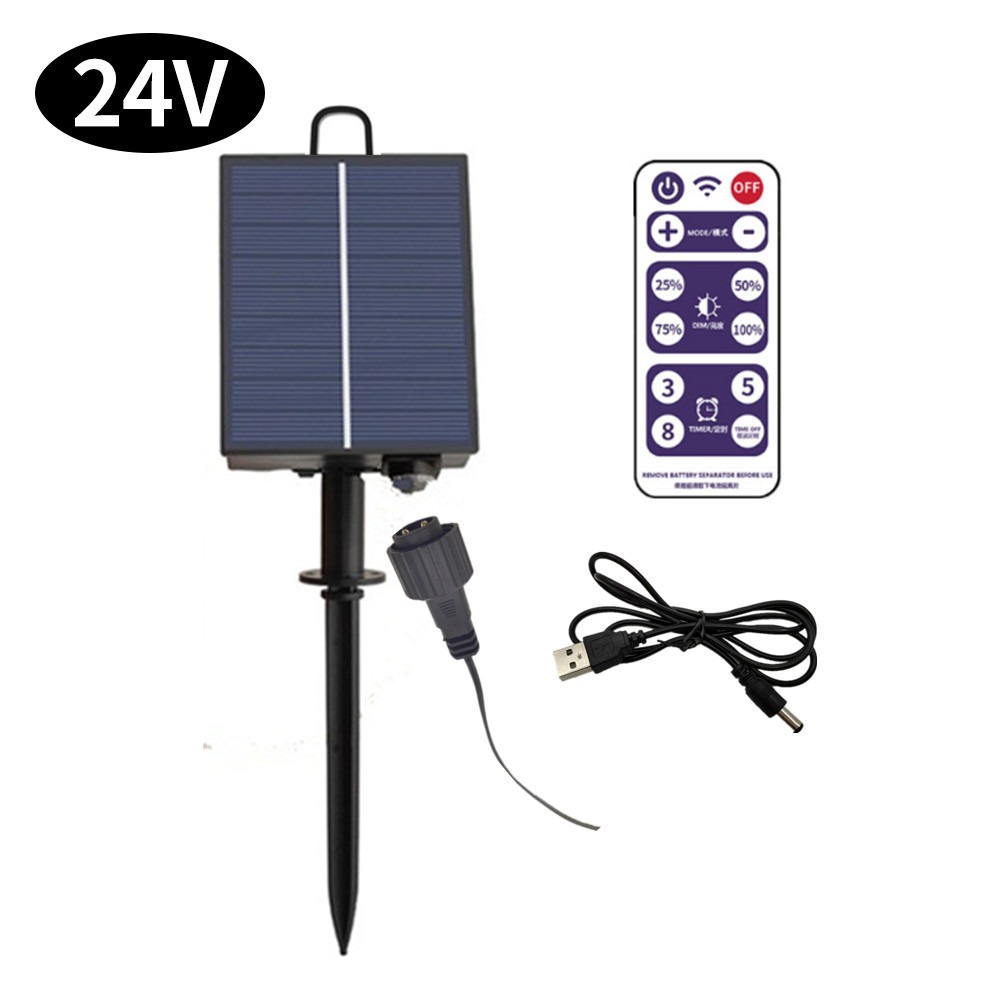 Rongw 1.2w cho 3v 24v đèn pin năng lượng trời bộ hộp điều khiển bảng điều khiển pin lithium 1200mah