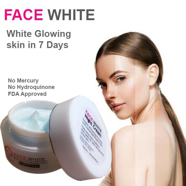 glow skin white night cream