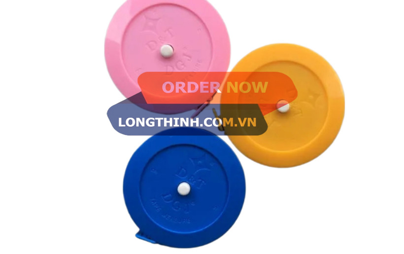 Thước cuộn nhỏ D&T chiều dài dây thước 150cm có nút bấm