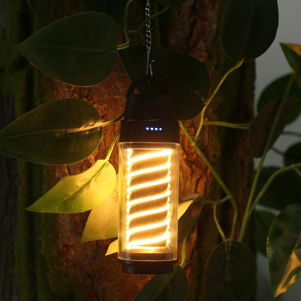 Multi-function Camping Flashlight USB Charging Recharge Soft Light Electric Torch 2835LED Electric Torch Lamp Waterproof for Camping Hiking