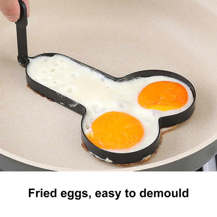 Fun Egg Maker Tintin Egg Maker Non-Stick Egg Ring Egg Making Moulds Omelette Moulds with Handles