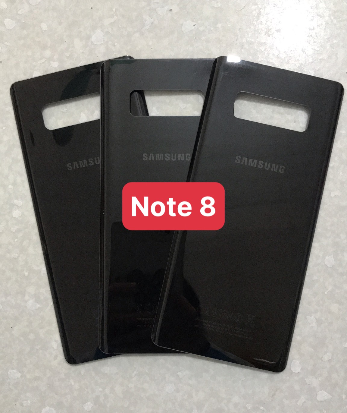 Nắp lưng Samsung Note 8 bằng kính zim