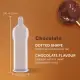 DUREX Extra Pleasure Dotted Shape Condom Chocolate 12s. 