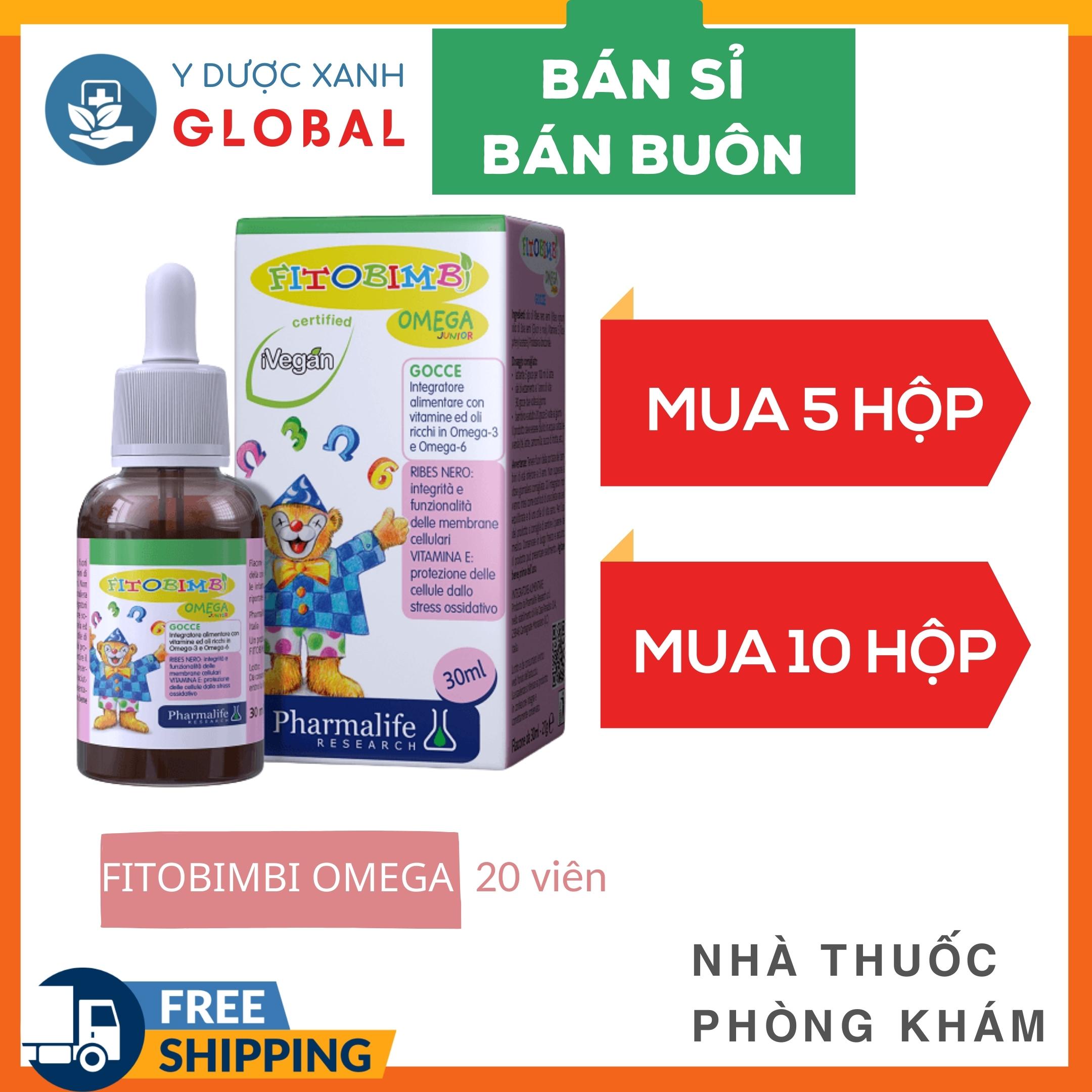 Omega 3 nhỏ giọt cho bé, trẻ em fitobimbi omega - y dược xanh