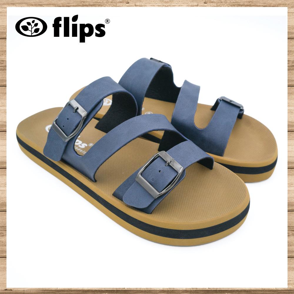 rubber sandals with straps