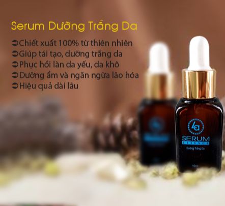 Serum dưỡng trắng da Deluxe LA 10ml