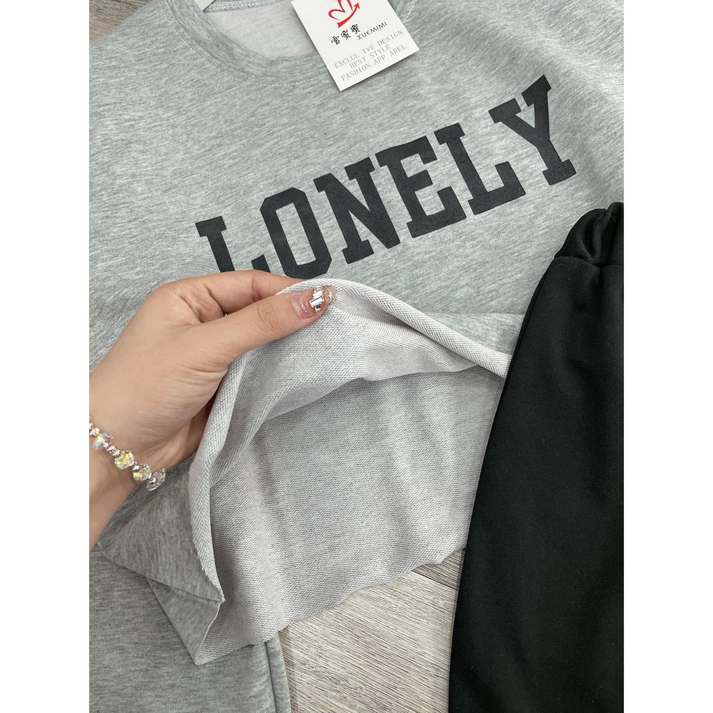 Set croptop Lonely - chân váy đuôi cá len tăm cao cấp (freeship)