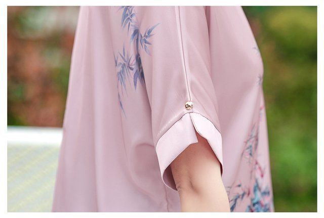 áo trung niên nữ- áo sơ mi lụa cho mẹ u50-60-70