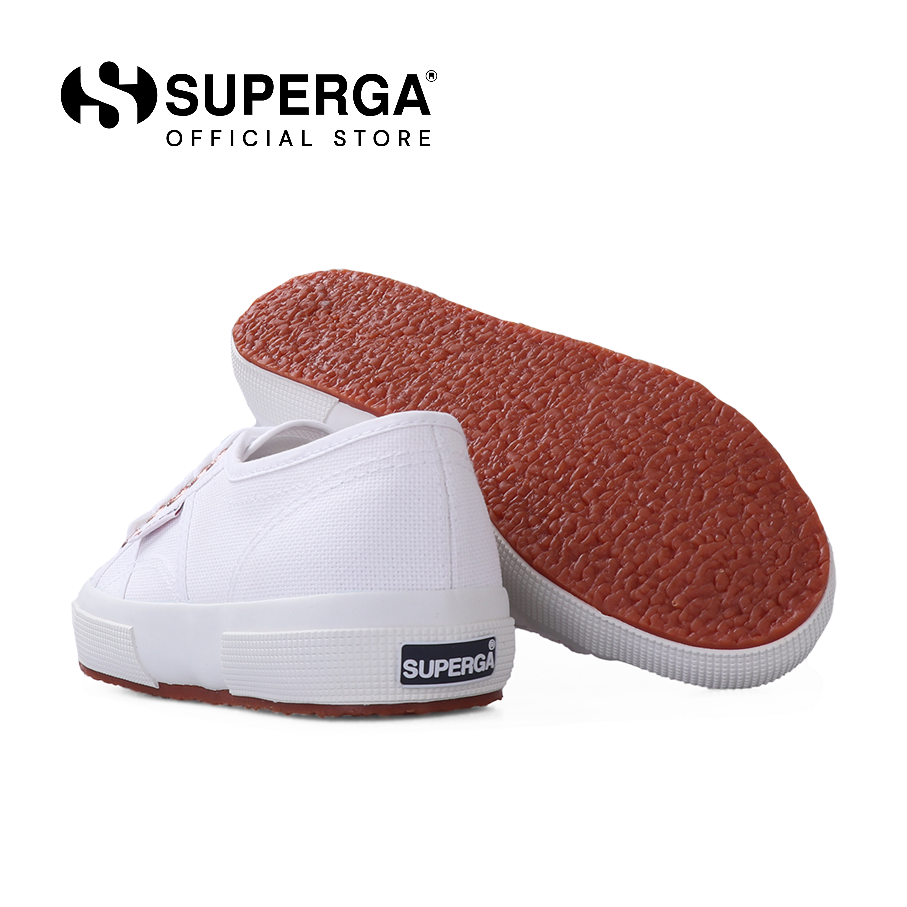 Superga 2750 in White-Rose Gold Rivets Lazada Singapore