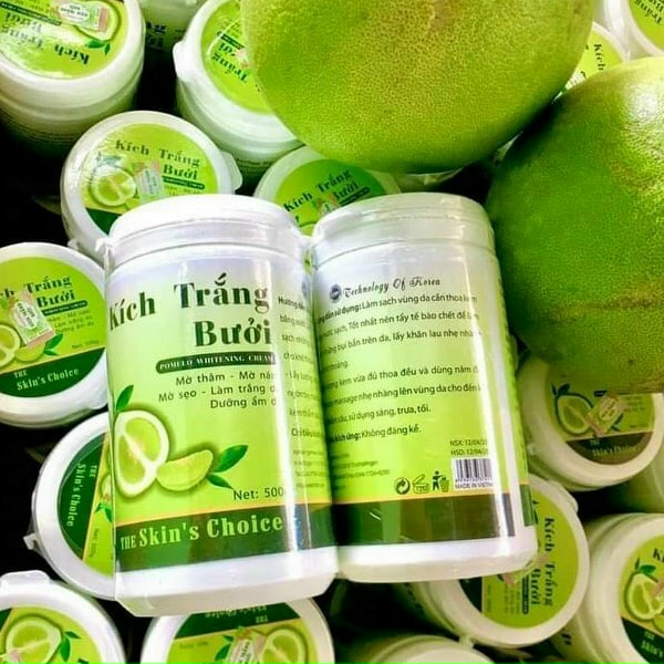 Kem cốt sữa tinh chất bưởi kích trắng da cấp ẩm