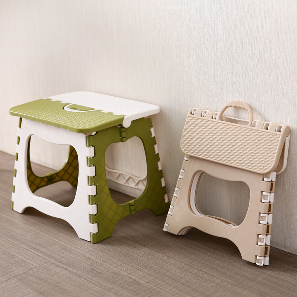 Foldable Plastic Multi-purpose Bathroom Stool Outdoor Camping Portable Chair