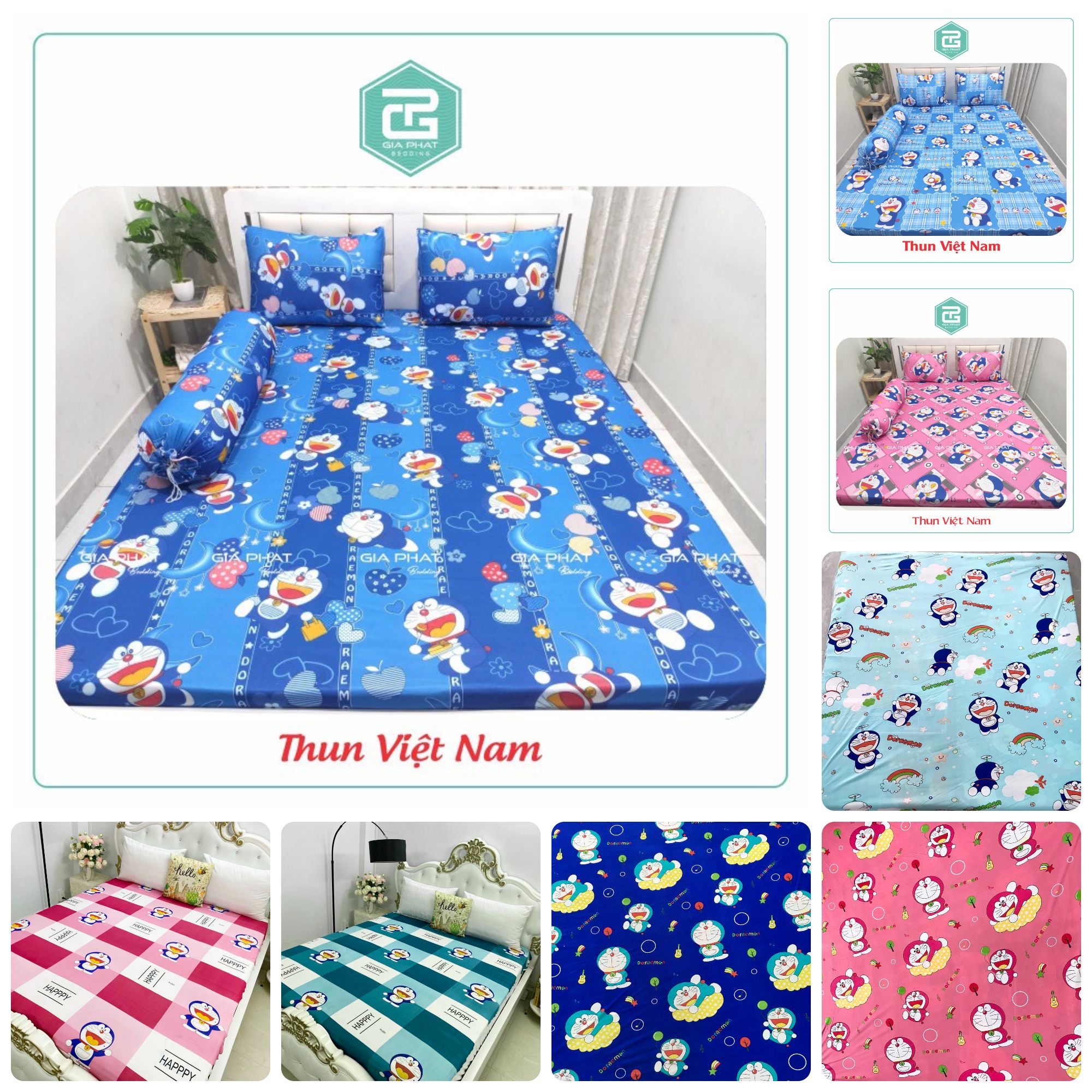 Ga giường thun lạnh trải nệm 1m4x2m
