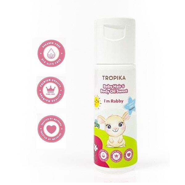 🔥💕Tropika Baby Hair Body Oil Aroma Lavender Happy Sweet