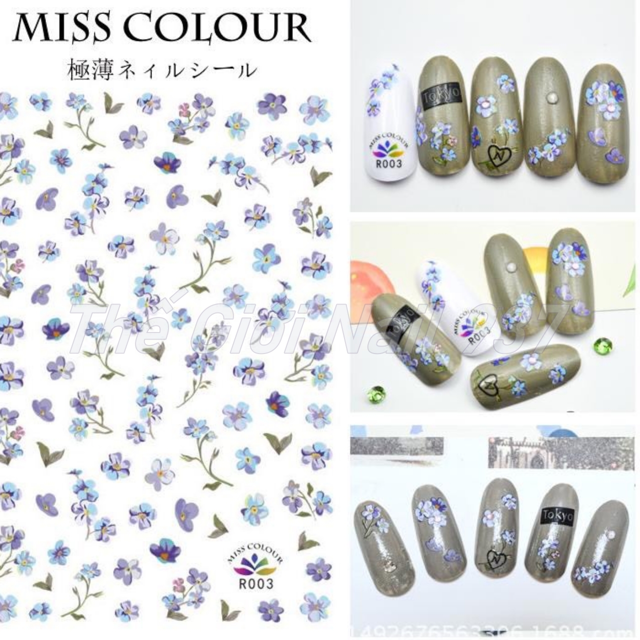 Nail sticker dán móng tay - Chân - HOT 3