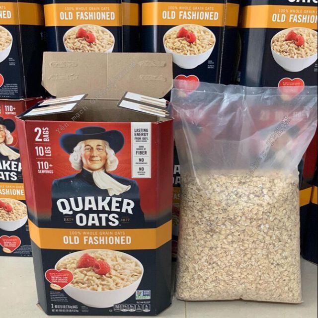 Yến Mạch Quaker Oats Cán Dẹt 4.52kg