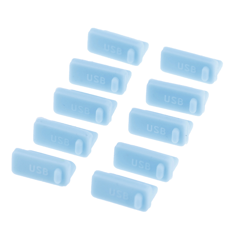 MREDL 10pcs silicone usb cap anti dust cover cap protector plug