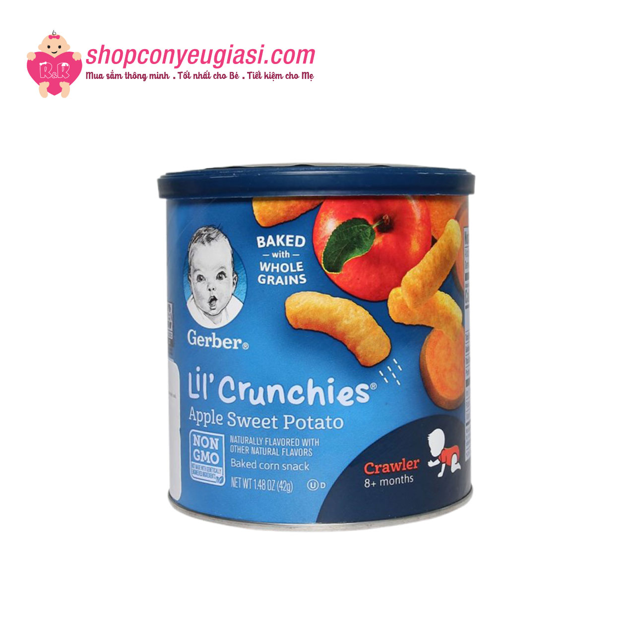 Bánh ăn dặm Gerber lùn 49g